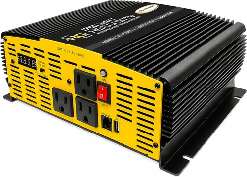 Vista 8 de Go Power GP-225HD - Inversor de corriente de onda sinusoidal modificada