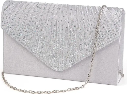 Vista 8 de BBjinronjy Clutch Purse for Women Evening Bags for Women Formal Wedding Party Cocktail Prom Crossbody Purse Evening Handbags
