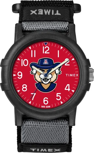 Vista 9 de Timex Reloj unisex Collegiate Recruit de 1.496 in - Tennessee Volunteers con correa de tela negra