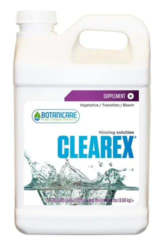 Vista 5 de Botanicare Clearex, Solución de enjuague para plantas hidropónicas y en maceta, 1 gal.