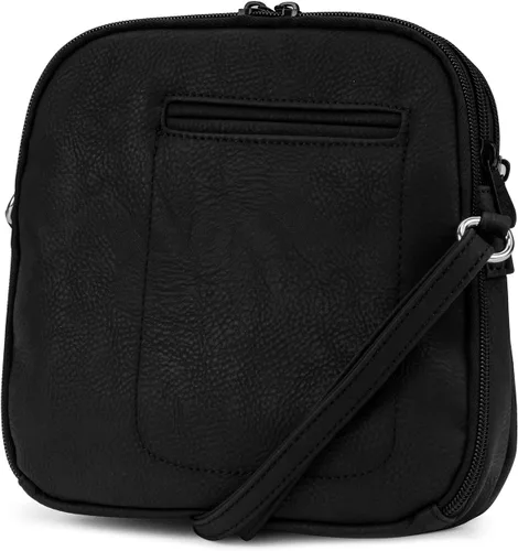 Vista 5 de Multisac Mini bandolera MultiSac North South con cremallera alrededor para mujer Negro