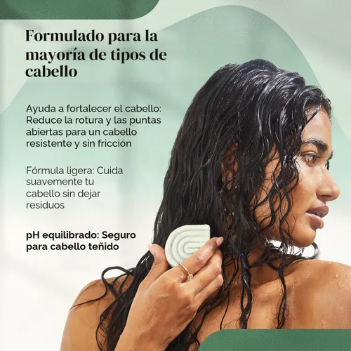 Vista 6 de Kitsch Barra acondicionadora de cabello con romero y biotina para dar volumen y espesar – Acondicionador hidratante y limpiador para cabello