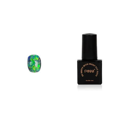 Vista 8 de PINNI - Juego de 12 esmaltes de uñas de gel holográficos con purpurina de camaleón, lentejuelas grandes, semipermanente UV LED, esmalte de uñas