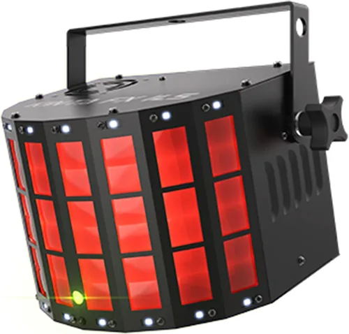 Vista 4 de Chauvet DJ Kinta FX ILS - Luz compacta multiefecto con Kinta y SMD Strobe Bundle con cable DMX y paño de pulido Austin Bazaar