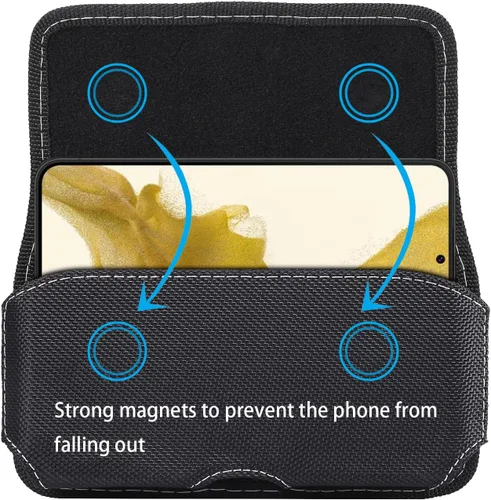 Vista 2 de Funda para teléfono celular con trabillas para cinturón para Samsung Galaxy A53 A54 A73 A72 A32 A42 A03 Core A13 A12 A21 S22 Ultra/S21 Ultra/Note 20