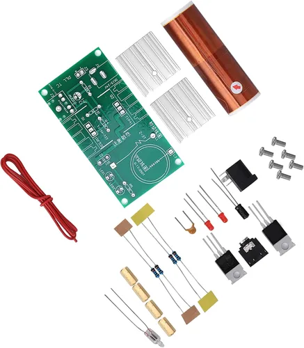 Vista 8 de ViaGasaFamido Módulo de bobina Tesla Altavoz de plasma Soporta Función de Arco Desmontado, Mini Kit Electrónico DIY Herramienta para Productos
