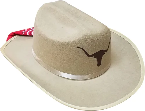 Vista 51 de Aeromax Sombrero de vaquero junior con pañuelo