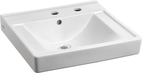 Vista 8 de American Standard 9024004EC.020 Decorum - Lavabo de baño con Everclean y centros de 4 pulgadas, color blanco