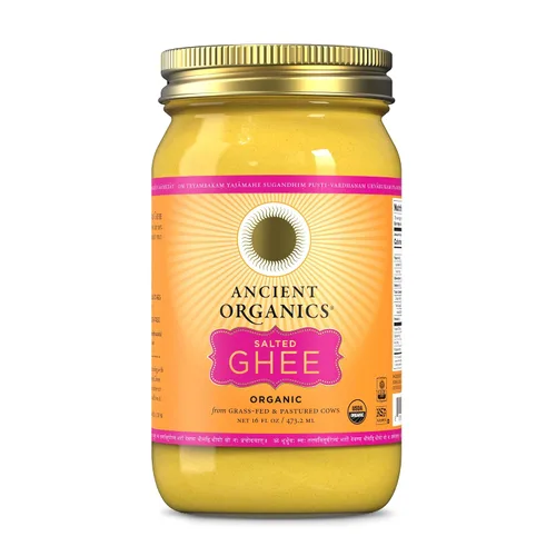 Vista 7 de Ancient Organics Ghee salado, sin gluten, kosher, 9 onzas (paquete de 1)