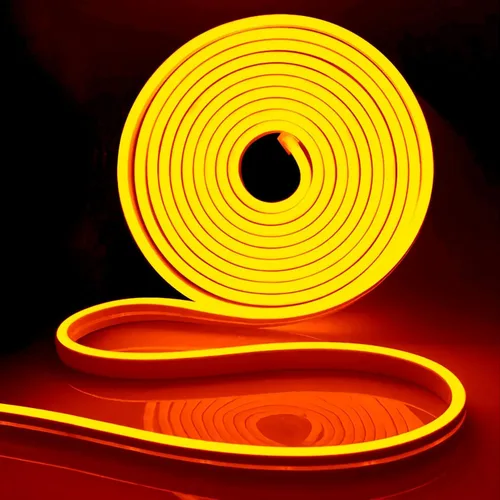 Vista 24 de iNextStation Blue LED Light Strip, 16.4ft/5m 12V Silicone Flexible Neon Rope Lights, IP65 Waterproof Cuttable LED Strip Lights for Gaming Room