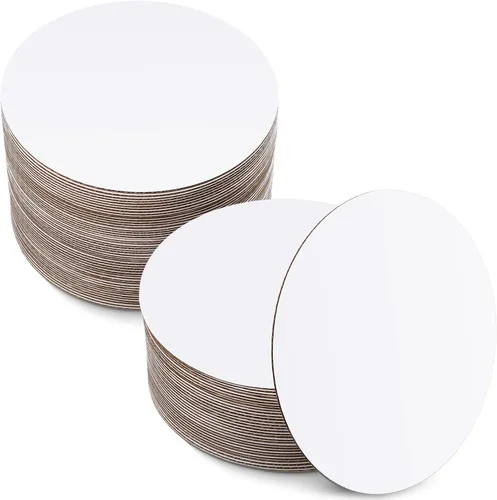 Vista 8 de Potchen - Juego de 50 tableros redondos para tartas, base de cartón circular, 6 pulgadas Oil-proof Disposable for Baking Pizza Birthday Wedding