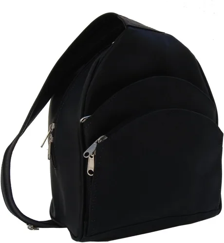 Vista 3 de Piel Leather Mochila Sling, Negro -, Mochila Sling