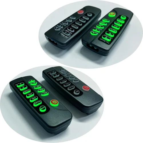 Vista 6 de Repuesto para control remoto de aire acondicionado Frigidaire que aparece en la imagen (D)