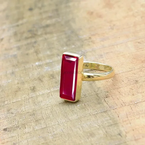 Vista 33 de Anillo de plata de ley maciza superpuesta de oro amarillo de 18 quilates para mujer, anillo de compromiso de plata esterlina, juego de bisel