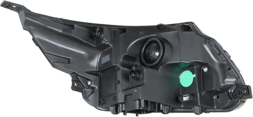 Vista 4 de munirater Paquete de 1 conjunto de faros delanteros con bisel negro DRL de repuesto para el lado del conductor para Explorer 2016-2018
