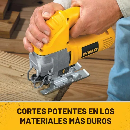 Vista 5 de DEWALT Sierra de calar, mango superior, 5.5 amperios, con cable (DW317K), color amarillo