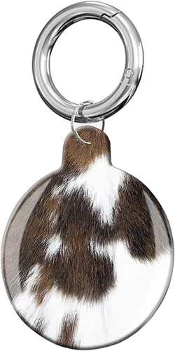Vista 13 de ANDRIU Funda compatible con Air Tag, funda protectora con soporte para llavero de bucle, resistente a los arañazos para cartera, equipaje, perro