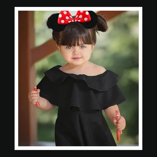 Vista 7 de Disfraz de Mickey Mouse de Disney para mujeres y niñas, con lazo, disfraz de Minnie Mouse para fiesta de cumpleaños