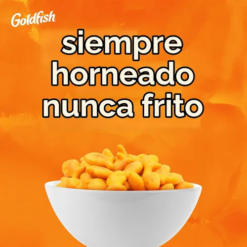 Vista 6 de Goldfish Galletas de queso cheddar, galletas horneadas, bolsa de 6.6 onzas (paquete de 2)