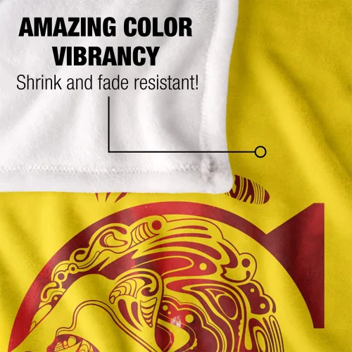 Vista 4 de Harry Potter Gryffindor G Logo Silky Touch Manta súper suave 36 x 58 pulgadas, logotipo de Gryffindor G