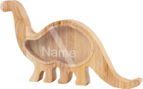 Vista 13 de Banco de monedas personalizado para niños, alcancía de madera personalizada con nombre grabado, caja de dinero de madera, regalo de cumpleaños