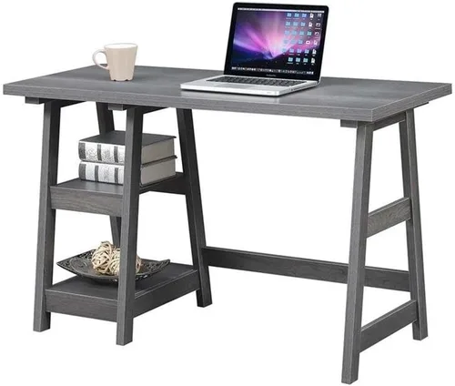Vista 7 de Escritorio de caballete Convenience Concepts Designs2Go, Madera manufacturada, Blanco