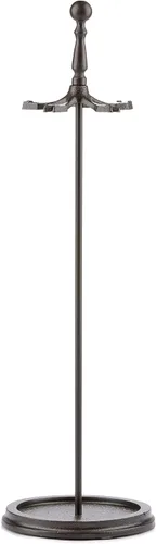 Vista 7 de Uniflame, F-1631, juego de herramientas de chimenea de bronce de 5 piezas con asas de bola