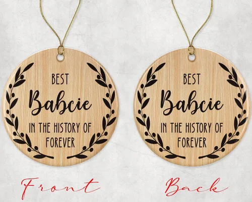 Vista 2 de El mejor adorno de bebé – El mejor adorno de Navidad para bebé – El mejor bebé en la historia de la eternidad – Adorno familiar – Regalo para bebé