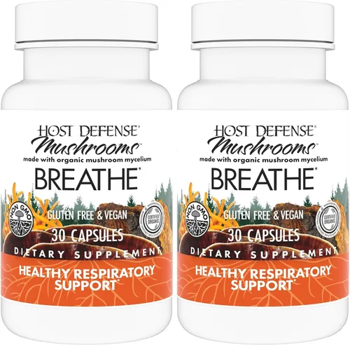 Vista 9 de Host Defense® cápsulas respiratorias, 30, 1