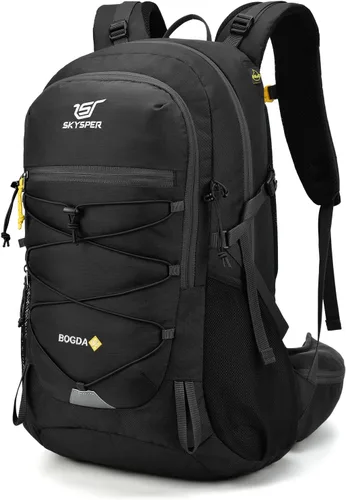 Vista 11 de SKYSPER Mochila de Senderismo para Hombres y Mujeres, Mochila de Viaje de 35L Impermeable Mochila de Camping Mochila Ligera para Exteriores Mochila