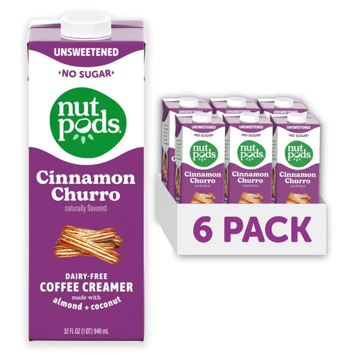 Vista 7 de nutpods Crema de café sin lácteos de canela sin azúcar - 32 oz paquete de 3