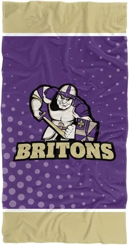 Vista 94 de LOGOVISION Manta Abilene Christian University, 30x60 Logo Dots CottonFront/PolyBackBeachTowel