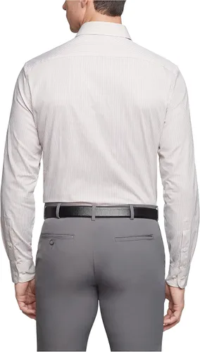 Vista 2 de Van Heusen Men's Dress Shirt Regular Fit Pinpoint Stripe