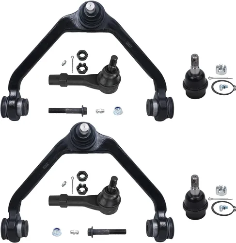 Vista 148 de Detroit Axle - Kit de brazos de control delantero para Chevy Silverado 1500 GMC Sierra 1500 GMC Sierra 1500 Avalanche Yukon Tahoe Escalade ESV EXT