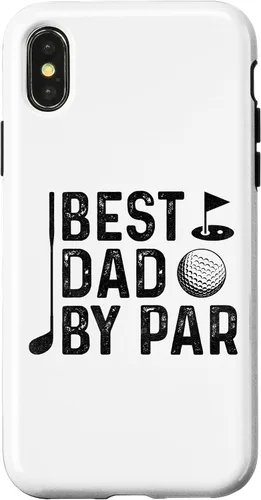 Vista 4 de iPhone 15 Best Dad By Par For Golfers Father's Day Case