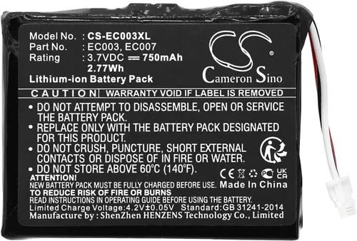 Vista 2 de CS Cameron Sino CS - Batería de repuesto para Apple iPod Mini 4GB, iPod Mini 6GB, Mini 4GB M9160LL/A, Mini 4GB M9434LL/A, Mini 4GB M9435LL/A, Mini