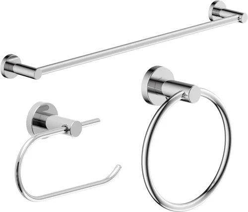 Vista 12 de Symmons 35AC3BUNDLEMB - Juego de accesorios de baño de pared de 3 piezas, color negro mate