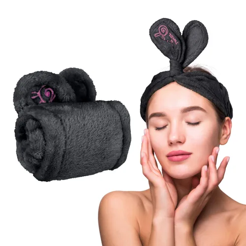 Vista 9 de Lindo Twist-N-Twirl - Diadema de lavado facial, talla única, ajustable, cómoda tela de felpa, antideslizante, perfecta para máscaras, para mujeres