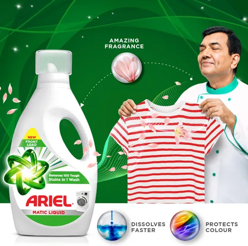 Vista 8 de Ariel Detergente Líquido Matic 1 Litro
