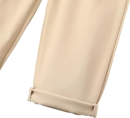 Vista 4 de PATPAT Pantalones deportivos ajustados para niño pequeño con cinturón 2-6T