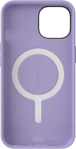 Vista 4 de Speck Funda para iPhone 14 y iPhone 13, protección contra caídas, resistente a los arañazos, diseñada para carcasa MagSafe con revestimiento suave