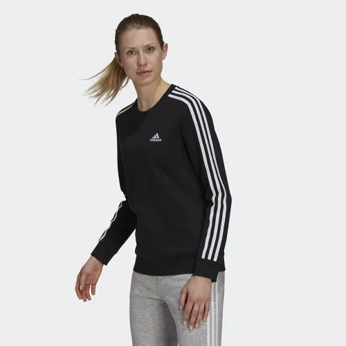 Vista 54 de adidas Sudadera Essentials de forro polar con 3 rayas para mujer
