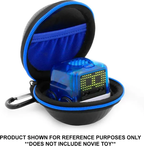 Vista 5 de CASEMATIX Funda de viaje compatible con Novie Robot Interactive Smart Robot - Funda protectora de transporte de juguete con construcción de carcasa