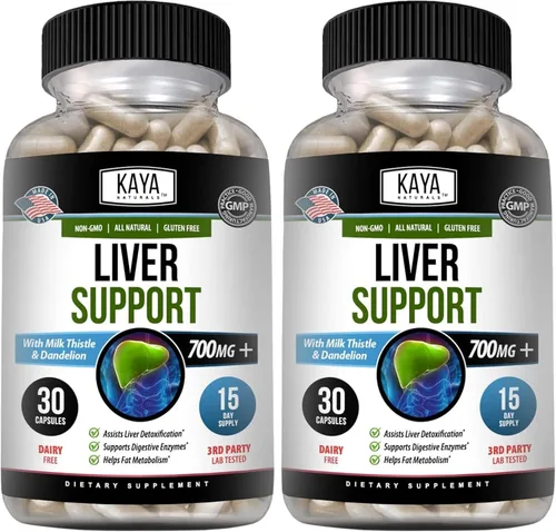 Vista 12 de Kaya Naturals Liver Cleanse Detox & Repair - Suplemento de cardo mariano - Desintoxicación hepática para mujeres y hombres - Extracto de alcachofa