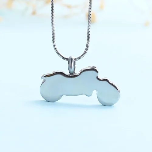 Vista 16 de Imrsanl Joyería de cremación para cenizas, motocicleta, automóvil pequeño, collar de urna de tractor para cenizas para hombres, recuerdo