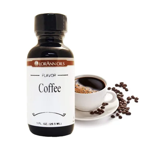Vista 2 de LorAnn Coffee SS, sabor natural, botella de 1 onza