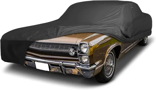 Vista 25 de iCarCover Funda de automóvil personalizada de alta calidad para AMC Ambassador 1965-1973, resistente, impermeable, para todo tipo de clima, lluvia