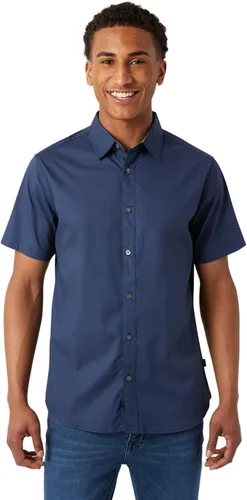 Vista 6 de DKNY Camisas casuales con botones para hombre - Camisas de manga corta con botones para hombre Camisas casuales con botones para hombre