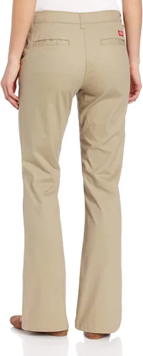 Vista 2 de Dickies Women's Slim Fit Boot Cut Leg Twill Pant-PetiteTall