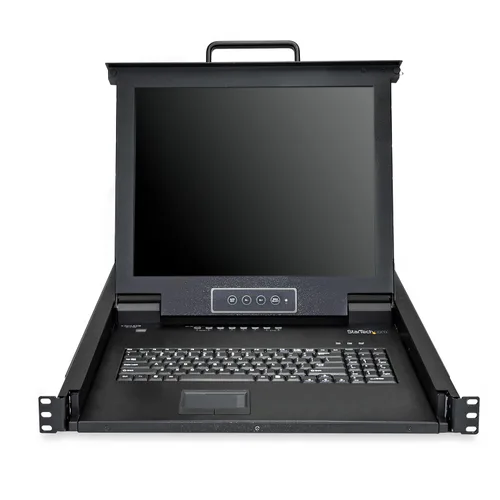 Vista 4 de StarTech Consola KVM LCD de 8 puertos de 1U y 17 pulgadas con cables de 6